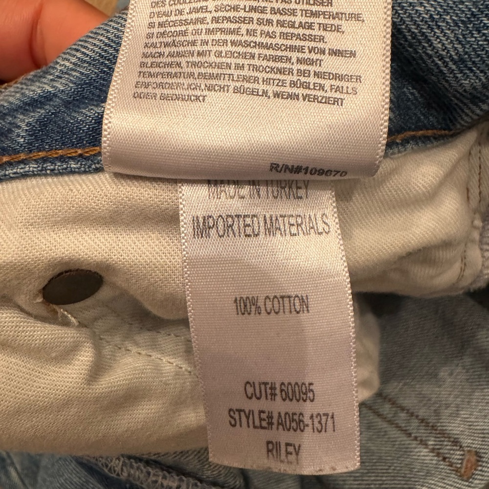 Agolde Riley cropped Jeans Size 27 - Picture 6 of 6